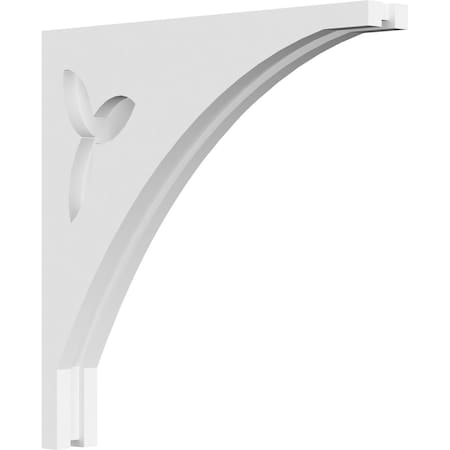 Naple Architectural Grade PVC Corbel, 1 7/8W X 14D X 14H